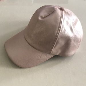 Metallic Pastel Pink Baseball Cap